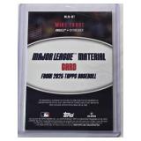 Mike Trout 2025 Topps Major League Material Relic MLM-MT
