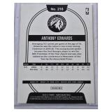Anthony Edwards Rookie 2020-21 Panini Hoops No. 216