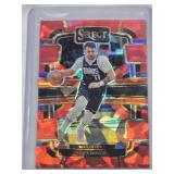 Luka Doncic 2023-24 Panini Red Cracked Ice Prizm Concourse #51
