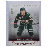 Kirill Kaprizov 2021-22 Upper Deck Artifacts No. 109 and Numbered 271/499
