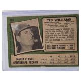 Ted Williams 1971 Topps No. 380 Vintage Baseball Card