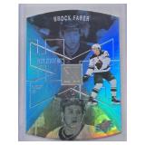 Brock Faber Rookie 2023-24 Upper Deck Blue Foil Die Cut SPX-21
