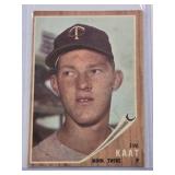 Jim Kaat 1962 Topps No. 21 Vintage Baseball Card