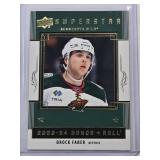 Brock Faber Rookie 2023-24 Upper Deck Superstar No. HR36