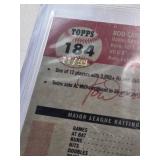 Rod Carew 2022 Topps Green Prizm Refractor No. 184 and Numbered 11/99