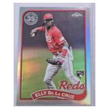 Elly De La Cruz Rookie 2024 Topps Chrome Refractor No. 89CB-11
