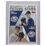 Zack Greinke & Jimmy Gobble Dual Rookie Card 2003 Topps Future Stars No. 330