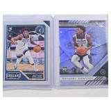 Lot of 2 Anthony Edwards Rookie Cards:  Panini Chronicles #87, Panini Chronicles Xr #295