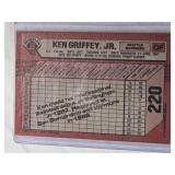 Ken Griffey Jr. Rookie 1989 Bowman No. 220