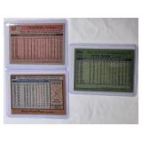 Lot of 3 Vintage Pete Rose Topps Cards
