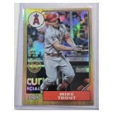 Mike Trout 2022 Topps Refractor 87BC-1