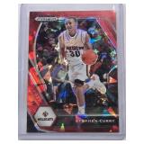 Stephen Curry 2021 Panini Ruby Cracked Ice No. 56