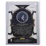 Anthony Edwards 2022-23 Panini Prizm Blue Holo No. 46