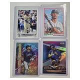 Lot of 4 Julio Rodriguez Cards including Rookie Cards and Inserts