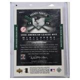 Mickey Mantle 2003 Upper Deck Memorabilia Patch MVP-7