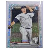 Tarik Skubal 2020 1st Bowman Mojo Chrome Refractor No. BCP-108