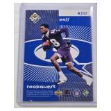 Randy Moss Rookie 1998 Upper Deck Rookquest with Jerry Rice Starquest