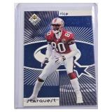 Randy Moss Rookie 1998 Upper Deck Rookquest with Jerry Rice Starquest