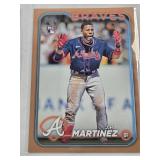 Lot of 6 Numbered Cards: Matt Mervis, J.P. Martinez, Braden Shewmake, Paul DeJong, Ezequial Tovar, Anthony Seigler