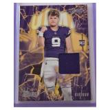 J.J. McCarthy Rookie Relic 2024 Panini Absolute Football RF-JMY
