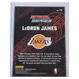 LeBron James 2023-24 Donruss Purple Press Proof NO. 13