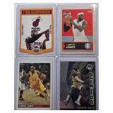Lot of 4 LeBron James Cards
