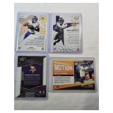 Lot of 4 Justin Jefferson Cards