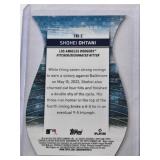 Shohei Ohtani 2024 Stadium Chrome Die Cut Blue Refractor TRI-2