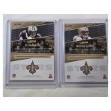 Lot of 2: Alvin Kamara and Michael Thomas Relic Cards