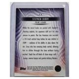 Stephen Curry 2022 Topps Finishers Refractor No. F-6 and Numbered 9/99