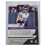 Harrison Smith 2018 Panini Blue Prizm Parallel #82 and Numbered 26/99