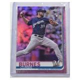 Corbin Burnes Rookie 2019 Topps Chrome Pink Refractor Rookie No. 84
