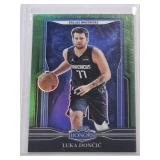 Luka Doncic 2021-22 Panini Green Prizm No. 686