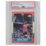 Michael Jordan Rookie 1986 Fleer #57 PSA Graded VG-EX 4