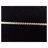 .925 Sterling Silver Pearl Accented Blue Lace Agate Pendant Necklace