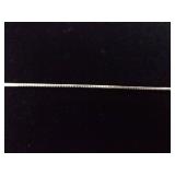 .925 Sterling Silver Larimar Cabochon Pendant Necklace