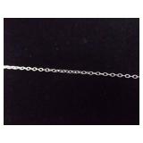 .925 Sterling Silver Inlayed Opal and Amethyst Pendant Necklace