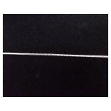 .925 Sterling Silver Large Square Labradorite Cabochon Pendant Necklace