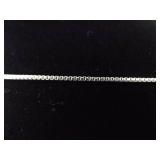 .925 Sterling Silver Glass Foil Fish Pendant Necklace