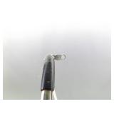 .925 Sterling Silver Glass Foil Fish Pendant Necklace