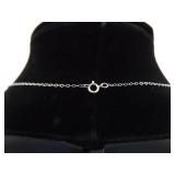 .925 Sterling Silver Malachite Pendant Necklace