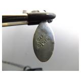 .925 Sterling Silver Malachite Pendant Necklace