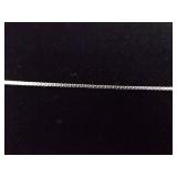 .925 Sterling Silver Jade Cabochon Pendant Necklace