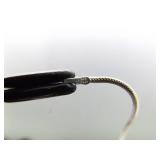 .925 Sterling Silver Moss Agate Pendant Necklace