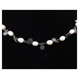 .925 Sterling Silver SILPADA Pearl Necklace