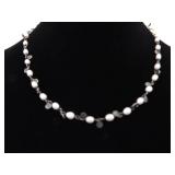 .925 Sterling Silver SILPADA Pearl Necklace