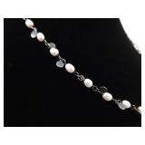 .925 Sterling Silver SILPADA Pearl Necklace