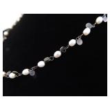 .925 Sterling Silver SILPADA Pearl Necklace