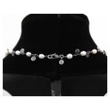 .925 Sterling Silver SILPADA Pearl Necklace