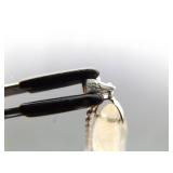 .925 Sterling Silver Rutilated Quartz Pendant Necklace